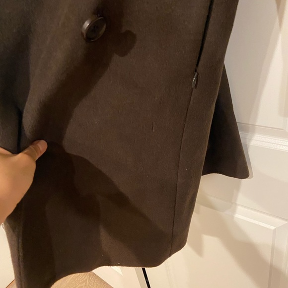 ASO Kate Middleton. Joseph London wool/cashmere coat in brown Size 4 - Picture 12 of 13